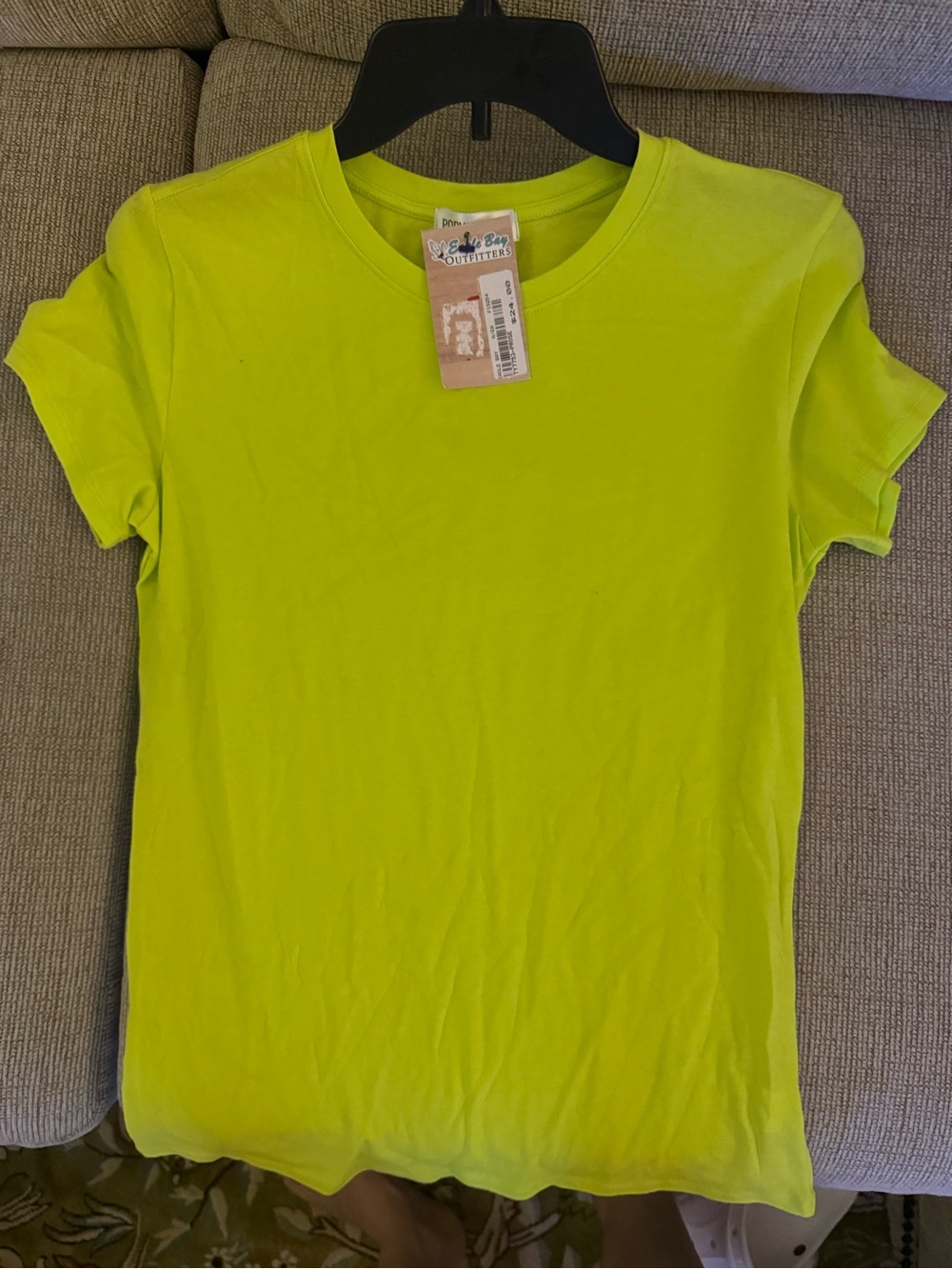 Kids Neon Yellow Short-Sleeve Tee